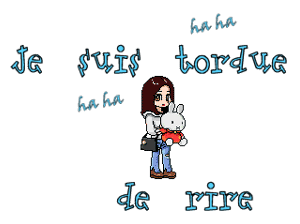 Gif animé tordue de rire